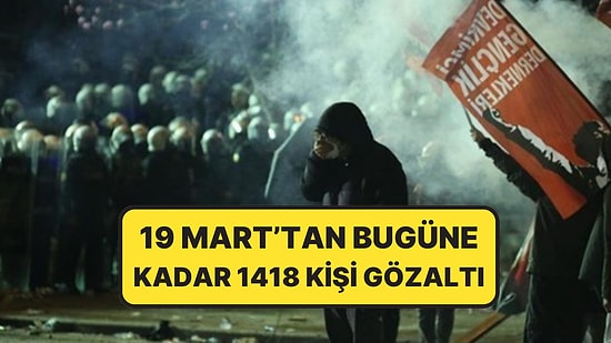 Bakan Ali Yerlikaya Açıkladı: 1418 kişi Gözaltına Alındı