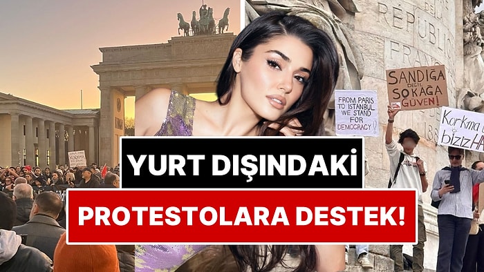 Ekrem İmamoğlu'nun Tutuklanmasının Ardından Hande Erçel İlk Kez Yapılan Protestolara Destek Verdi