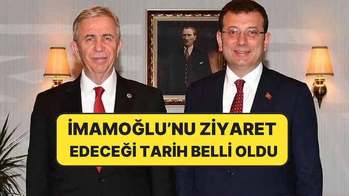 Veli Ağbaba Sosyal Medya Hesabından Duyurdu: ABB Başkanı Mansur Yavaş'tan Ekrem İmamoğlu'na İlk Ziyaret