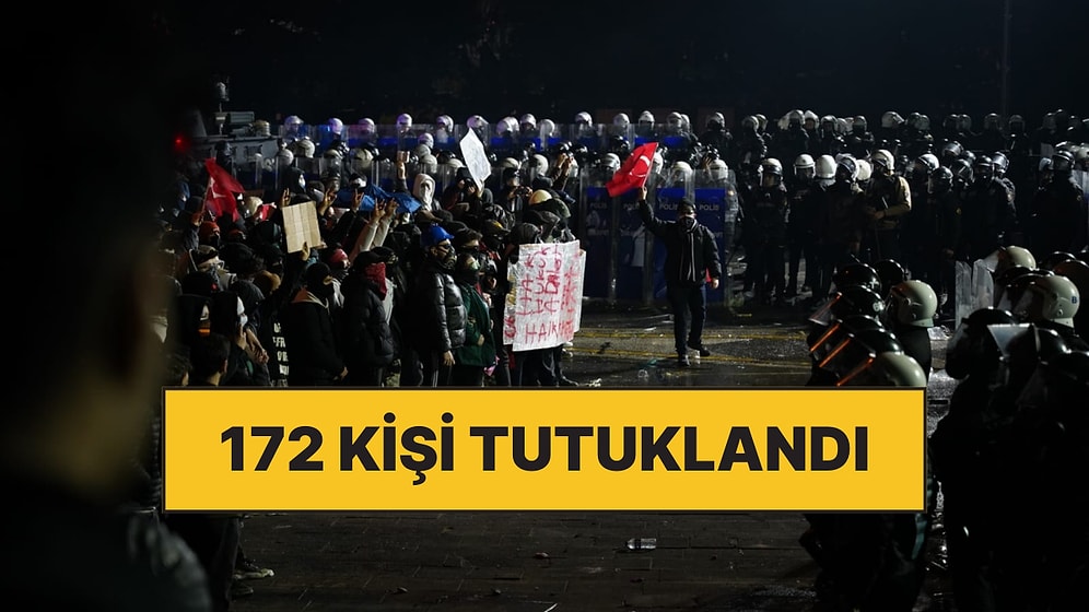 Protestolarda Gözaltına Alınan 208 Kişiden 172'si Tutuklandı