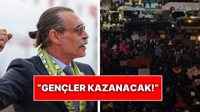 Ankara’da İmamoğlu İçin Düzenlenen Protesto Gösterisine Erdal Beşikçioğlu da Katıldı