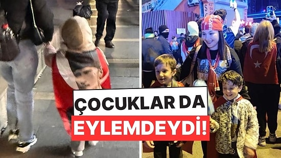 Eylemlerin En Minik Katılımcıları: Sokaklarda Büyükleriyle Beraber Yürüyen Bebekler ve Çocuklar