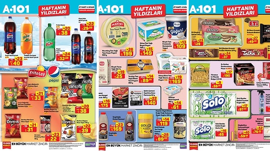 27 Mart- 5 Nisan 2025 A101 Haftanın Yıldızları Kataloğu