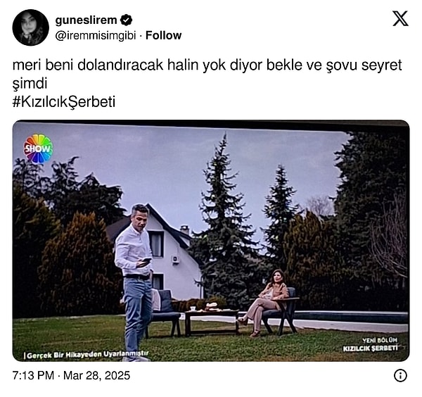 6. Sözlerimiz manifesttir, derler. Meri bu sahnede biraz yanlış manifest yaptı galiba! Ne dersiniz?