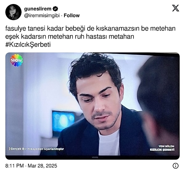 7. Metehan'ın abartma seviyesi hepimizi geçti. Koca adamsın, Kıvılcım'ın bebeği erkek olacak miras bölünecek diye kıskanamazsın artık!