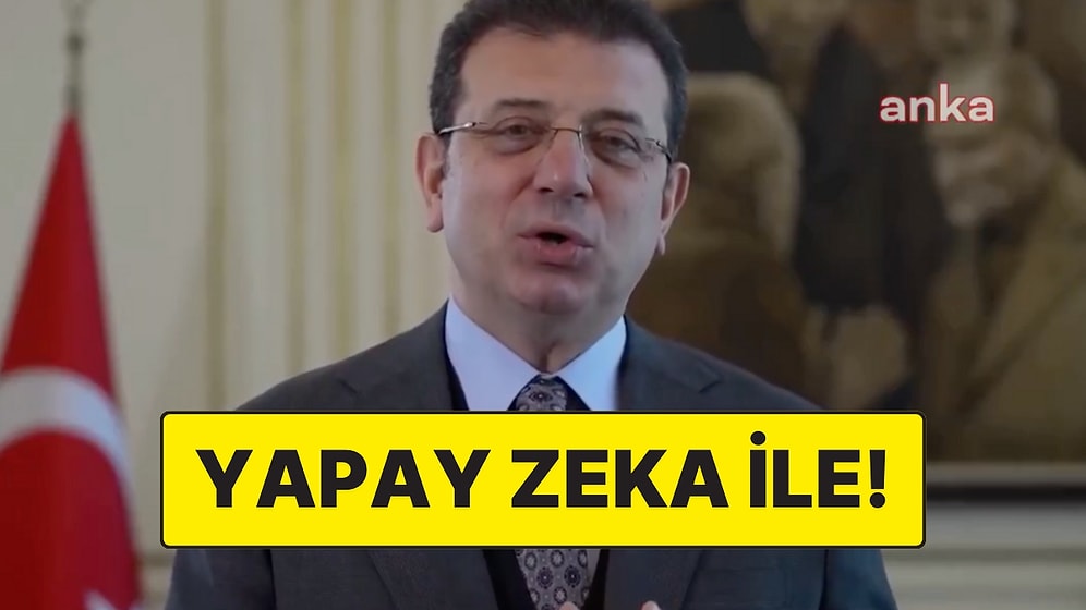 Ekrem İmamoğlu'nun Yapay Zeka ile Vatandaşlara Konuşma Yaptığı Video Yayınlandı