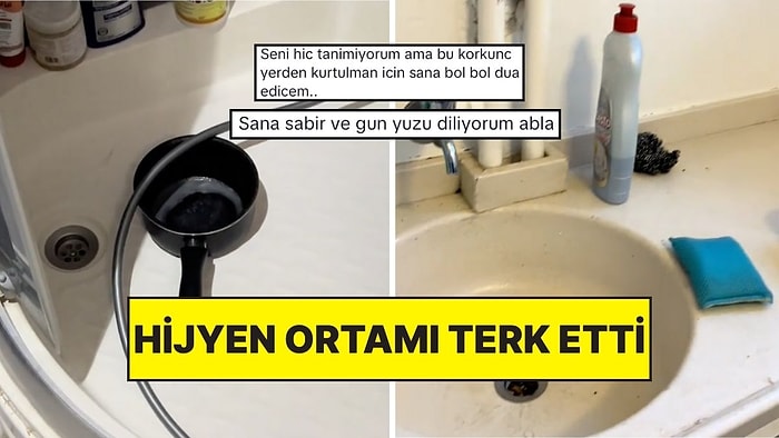 Pakistanlı ve Mısırlı Kişilerle Kalan Genç Kadın Hijyenden Bihaber Yurt Odalarını Göstermesiyle Viral Oldu