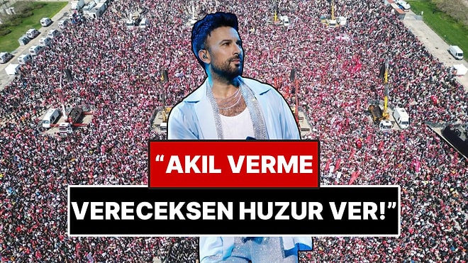 Megastar Tarkan 12 Yıl Önce Yayınlanan "Verme" İsimli Şarkısını Söyleyerek Gündeme Göndermede Bulundu!