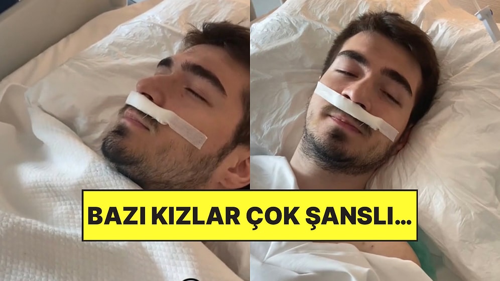 Ameliyattan Çıkar Çıkmaz Narkozun Etkisiyle Kız Arkadaşını Sayıklayan Genç Gönülleri Fethetti