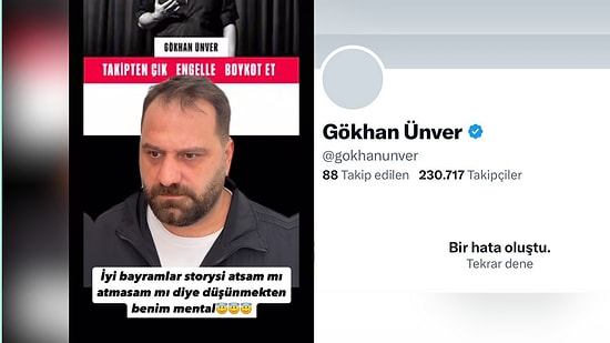Son Günlerin Tepki Çeken İsmi Gökhan Ünver X Hesabını Kapadı