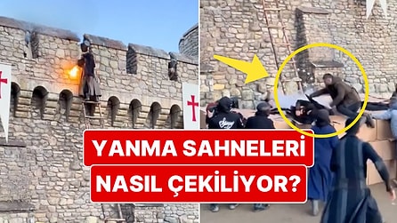Gerçekten Ateşe Verdiler! Dizi ve Filmlerdeki Yanma Sahnelerinin Nasıl Çekildiği Ortaya Çıktı!