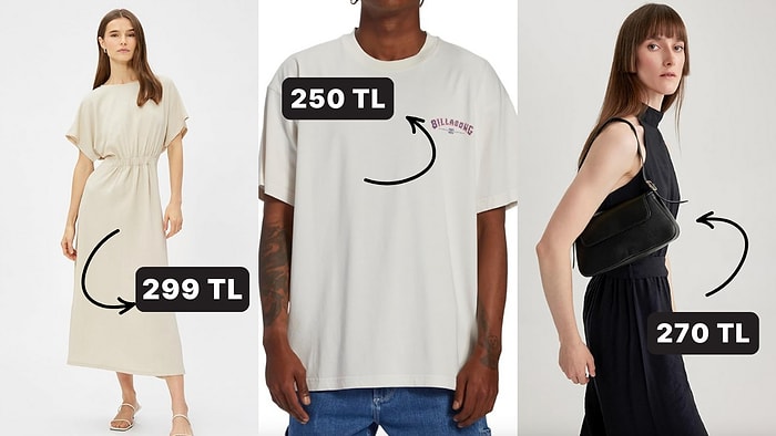 Sizin İçin Filtreledik! Bütçenize Göre Satın Alabileceğiniz Giyim Ürünleri