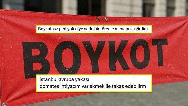 Ülke Genelindeki Boykotları Mizahına Alet Ederek Hepimizi Güldüren Kullanıcılar