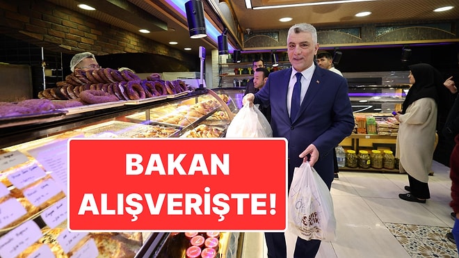 Bakan Ömer Bolat Alışverişte: 2 Nisan Boykotuna Tepkisini Böyle Gösterdi