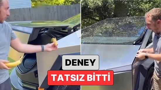 Bir İçerik Üreticisi Tesla CyberTruck'ın Bagaj Sensörünü Göstermek İsterken Parmağını Sıkıştırdı
