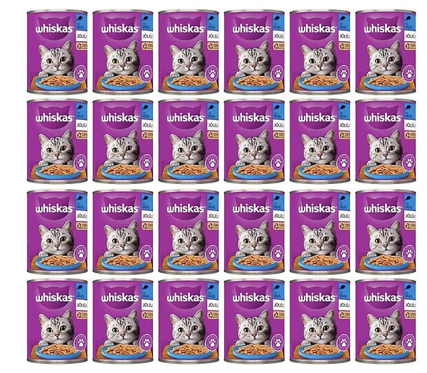 5. Whiskas Ton Balıklı 400 Gr x24, Kedi Yaş Mama