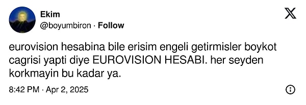 Takipçiler bu duruma tepkili.