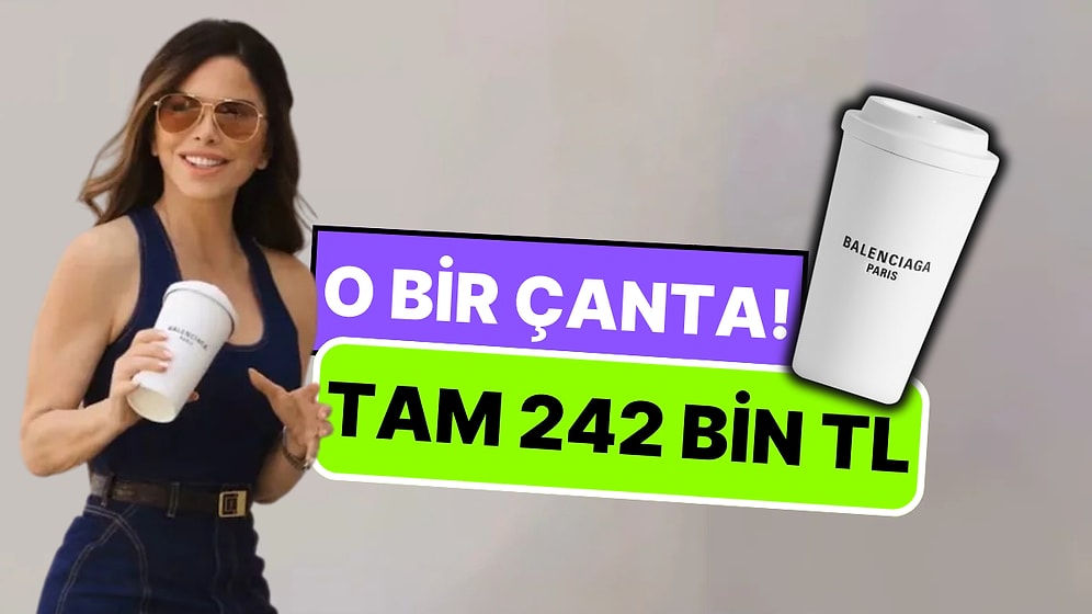 Jeff Bezos’un Nişanlısı Lauren Sanchez’in Fiyatıyla Dudak Uçuklatan Balenciaga Kahve Kupa Çantası