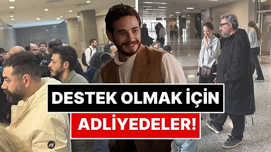 Destek Veren Oyuncular Çağlayan'da: Cem Yiğit Üzümoğlu'nun Gözaltı Kararının Ardından Soluğu Adliyede Aldılar