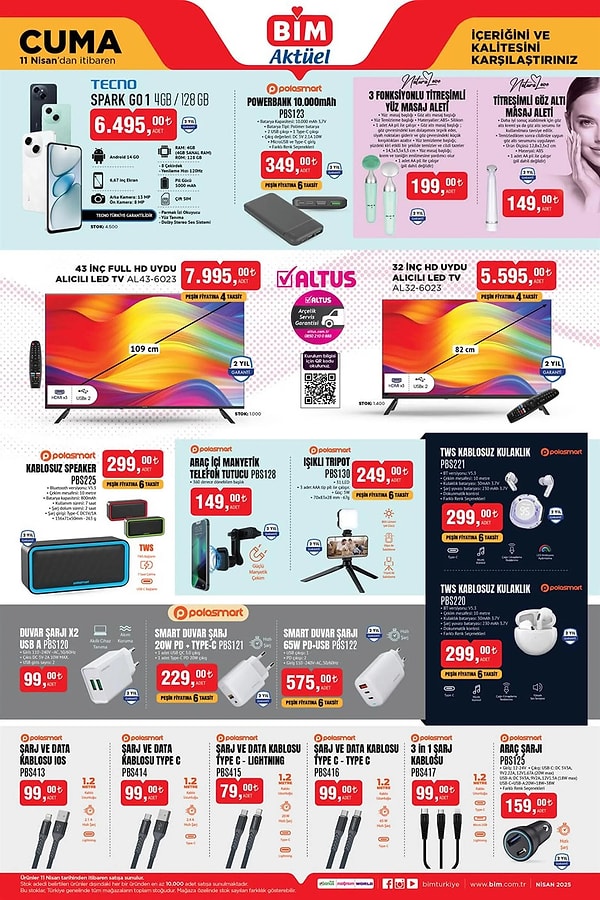 Polosmart Powerbank 10.000 mAh 349 TL