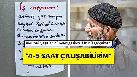 70 Yaşındaki Bir Vatandaş Beşiktaş Sokaklarına İş İlanı Astı: “Bahçelerinize Bakarım, 4-5 Saat Çalışabilirim”