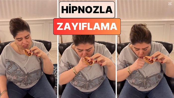 Bir Hipnoterapist Zayıflamak İsteyen Danışanını Saniyeler İçinde Hamur İşinden Soğuttu