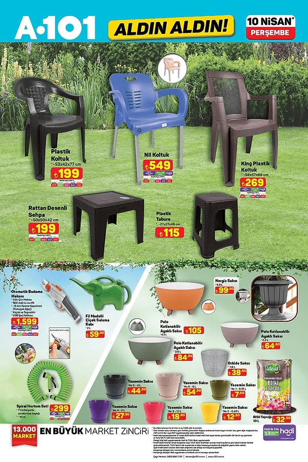 Plastik Koltuk 199 TL