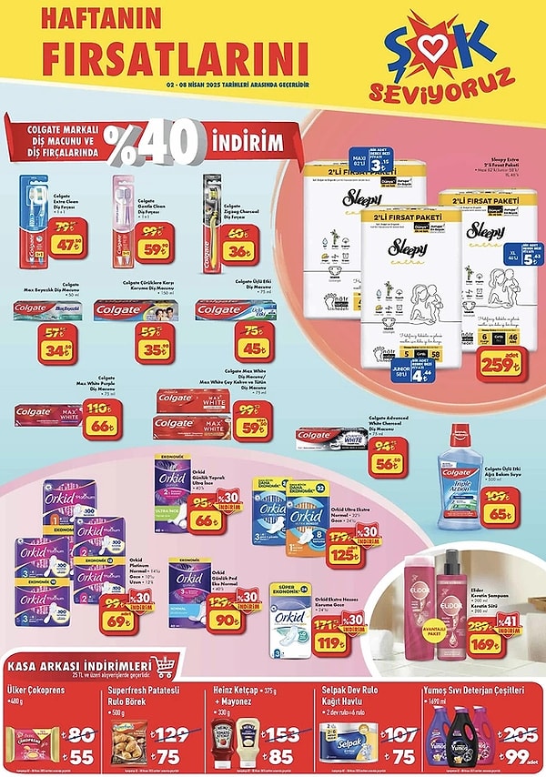 Colgate markalı ürünlerde %40 indirim!