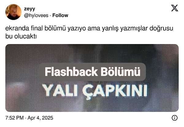 İşte Yalı Çapkını'nın final bölümüne gelen tepkiler: