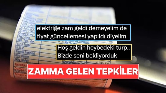 Elektriğe %25 Zam Gelmesinin Ardından Kullanıcılar Tepki Vermekten Geri Durmadı