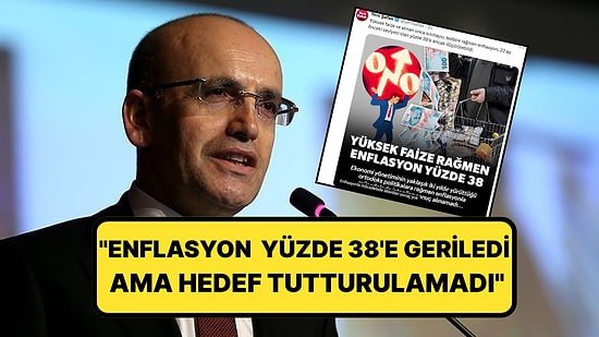 Yeni Şafak Bu Kez de Mehmet Şimşek'i Hedef Aldı: ''Yüksek Faize Rağmen Enflasyon Yüzde 38''