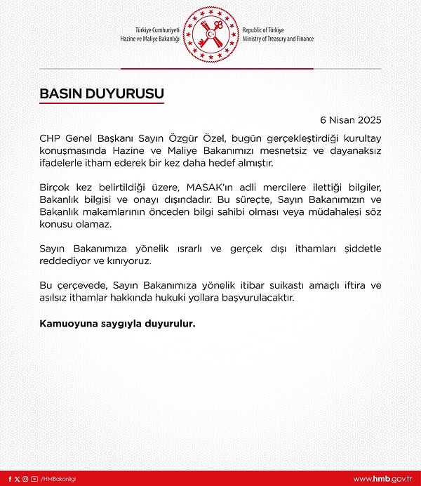Bakanlığın açıklaması 👇