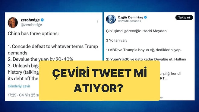 Özgür Demirtaş'ın İngilizce Bir Hesaptan Çeviri Tweet Attığı İddia Edildi