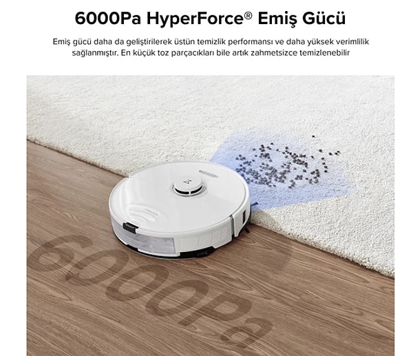 Roborock S8 Sonic Mopping Akıllı Robot Süpürge