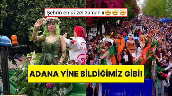 Adana Portakal Çiçeği Festivali Bu Yıl da Renkli Görüntülere Ev Sahipliği Yaptı