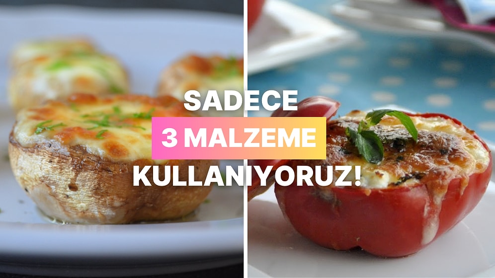 Sadece 3 Malzemeyle Yapabileceğiniz 10 Şaşırtıcı Tarif