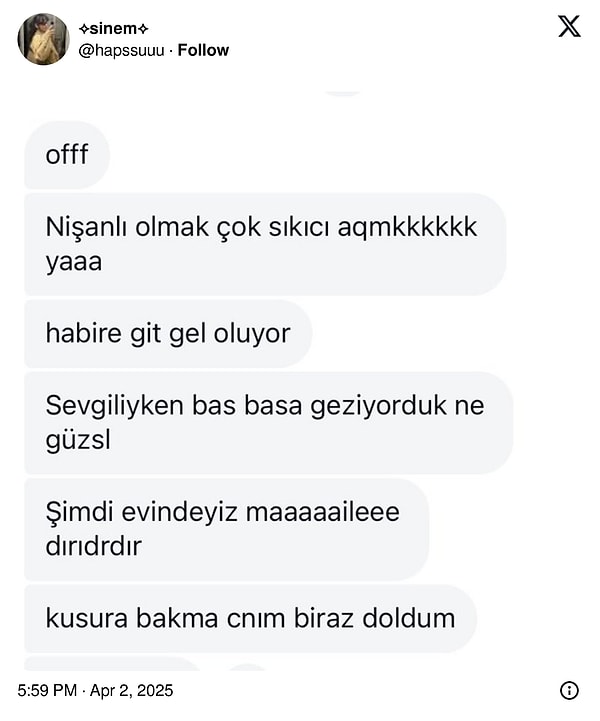 İçini dökmek istemiş.