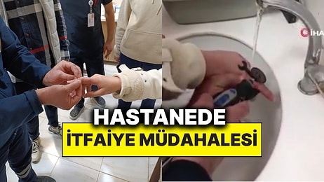Parmağına Yüzük Sıkışan Vatandaş Çareyi İftaiyede Buldu