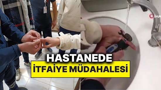 Parmağına Yüzük Sıkışan Vatandaş Çareyi İftaiyede Buldu