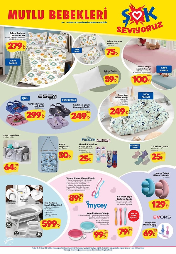 Bebek Ranforce Nevresim Seti 279 TL,