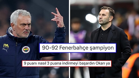 Şampiyonluk Yarışında Puan Farkının 3'e Düşmesine Gelen Yorumlar