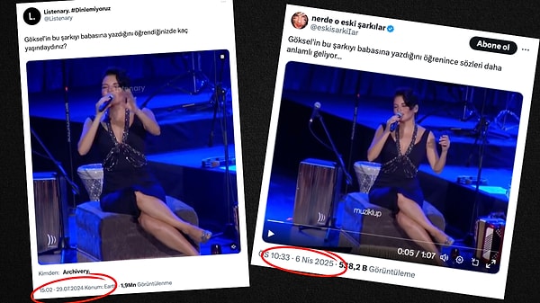 Geçtiğimiz sene Listenary tarafından Göksel'in "Sen Orada Yoksun" isimli şarkısını babasına yazdığı iddiası ortaya atılmıştı, belki hatırlarsınız.
