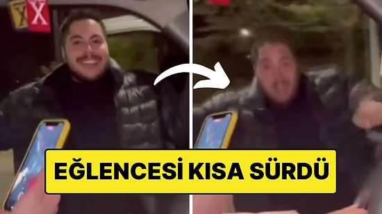 Eğlencesi Kısa Sürdü: Bolu'da Otomobilde Dans Eden Sürücü Dengesini Kaybedip Yola Düştü