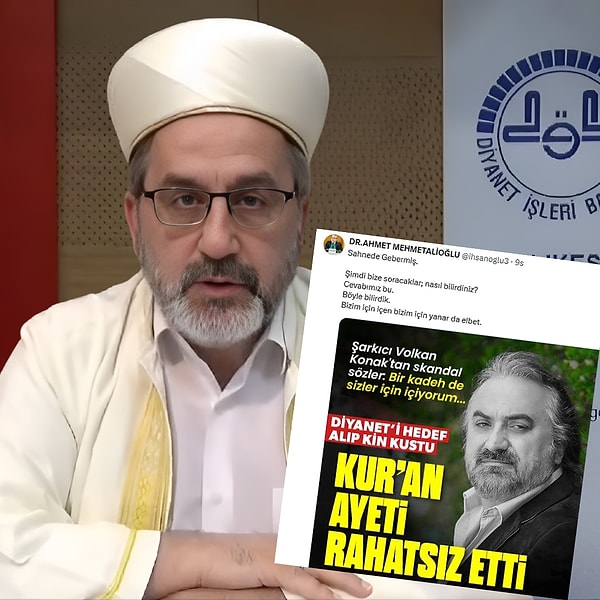 Son yolculuğuna uğurlanan Volkan Konak'ın ailesi ve sevenleri daha acısını yaşayamamışken, Çatalca Müftüsü Ahmet Mehmetalioğlu’nun X hesabı üzerinden yaptığı saygısız paylaşım büyük tepkiye sebep olmuştu.