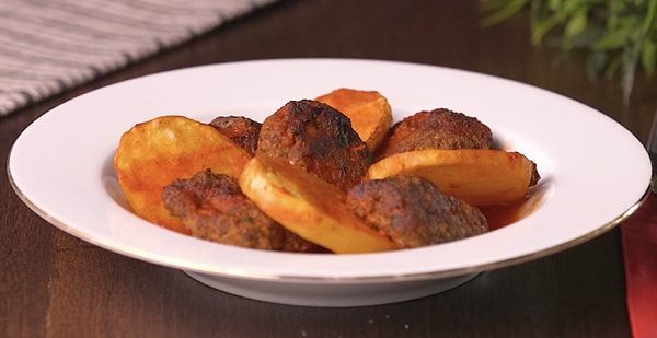 Airfryer'da Köfteli Patates Dizme Nasıl Yapılır?