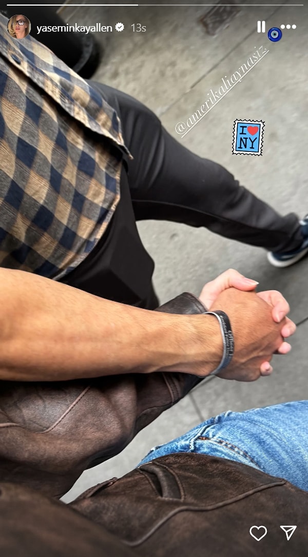 Birbirine epey yakıştırılan Allen ve Kaya çiftinin yeniden barıştığı iddia edilmişti. Yasemin Kay Allen'dan iddiaları doğrulayan bir paylaşım geldi.