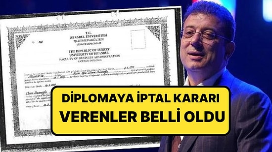 Avukatı Ekrem İmamoğlu'nun Diplomasını İptal Eden Ekibi Paylaştı, DMM Yalanladı!