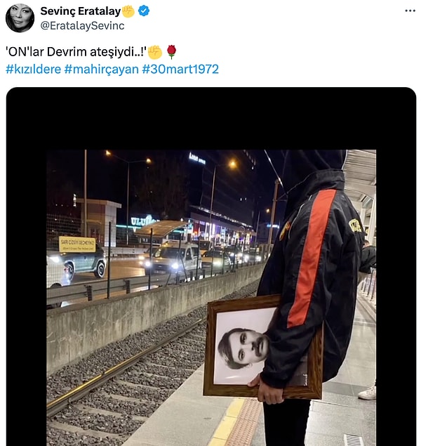 Sanatçı Sevinç Eratalay, sosyal medyadan yaptığı Mahir Çayan paylaşımı gerekçe gösterilerek gözaltına alındı.