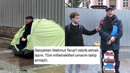 Adalet Nöbetini Tamamlayan Mahmut Tanal'a Sosyal Medyadan Destek Geldi