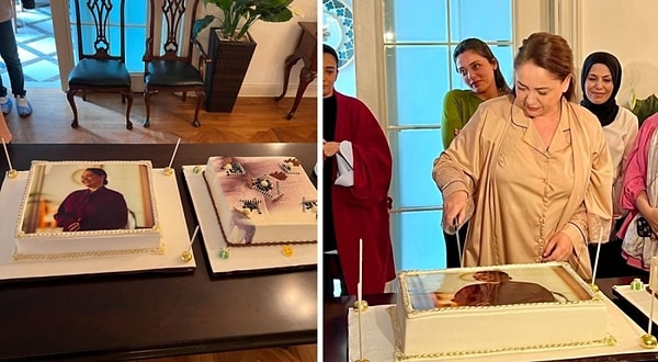 Fakat ne yazık ki iddialar gerçek çıktı. Diziden ayrılacağını senaryoyu okurken öğrendiği ileri sürülen Sibel Taşçıoğlu'na önceki gün sette bir veda etkinliği düzenlendi. Görseli